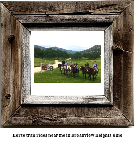 horse trail rides near me in Broadview Heights, Ohio